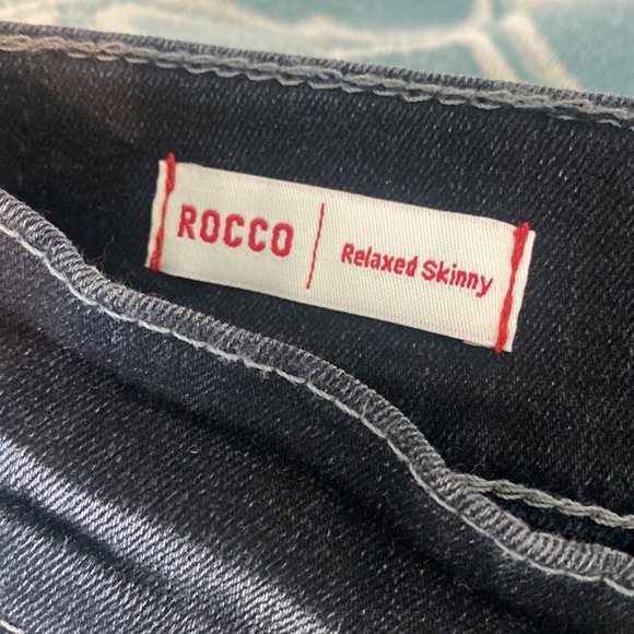 👖👖👖TRUE RELIGION JEANS Size 32 ROCCO MOTO NO FLAP SN new no tag faded black - Picture 11 of 13